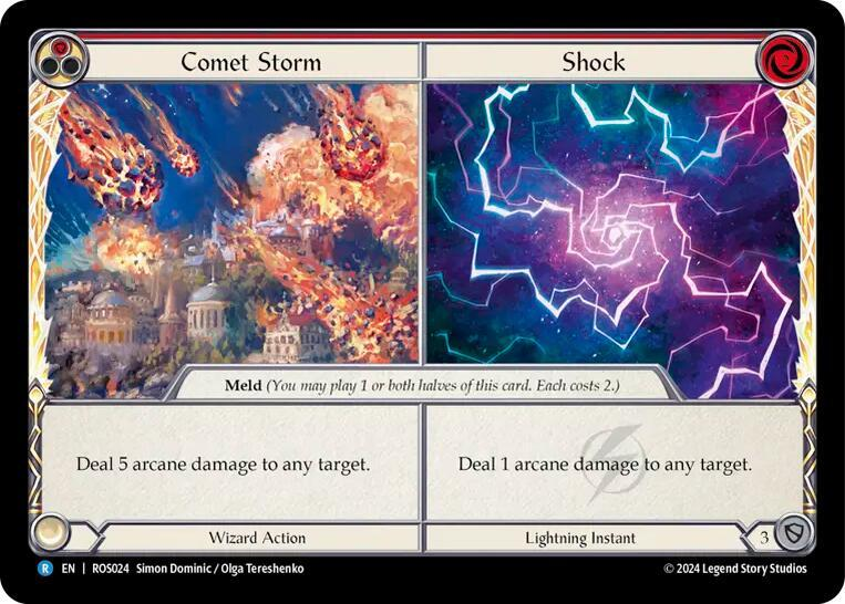 Comet Storm // Shock - Rosetta (ROS)