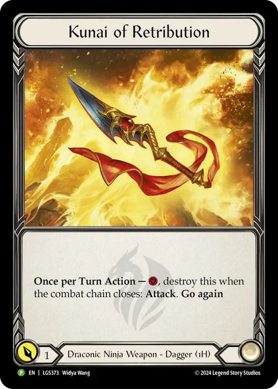 Kunai of Retribution - Flesh and Blood: Promo Cards (PR)