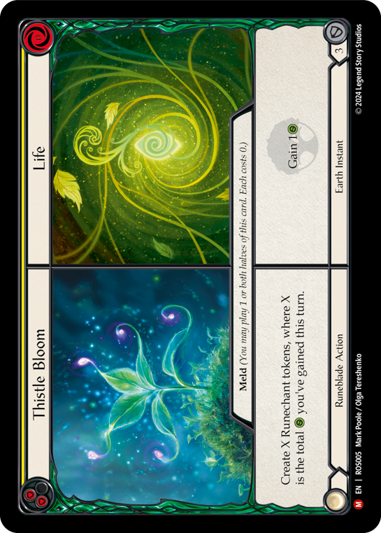 Thistle Bloom // Life - Rosetta (ROS) Rosetta