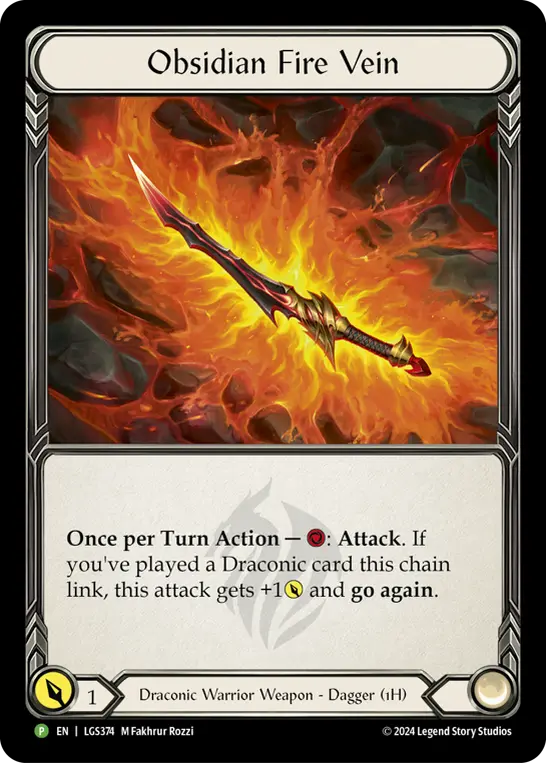 Obsidian Fire Vein - Flesh and Blood: Promo Cards (PR)