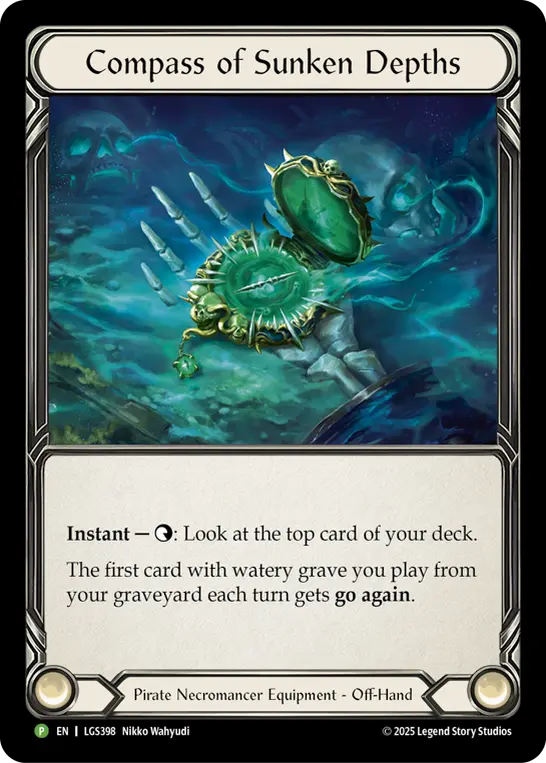 Compass of Sunken Depths - Flesh and Blood: Promo Cards (PR)