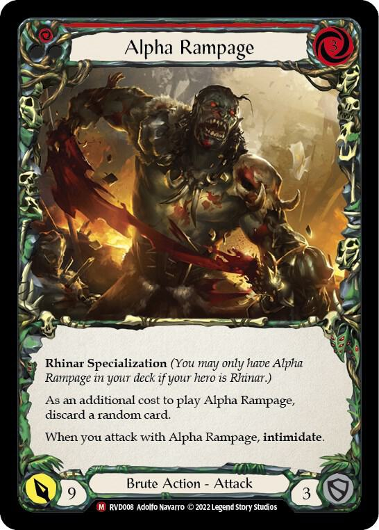 Alpha Rampage - Classic Battles: Rhinar vs Dorinthea (RVD/DVR)