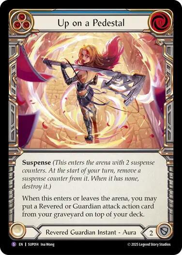 Up on a Pedestal - Flesh and Blood: Promo Cards (PR) - Super Slam (SUP)