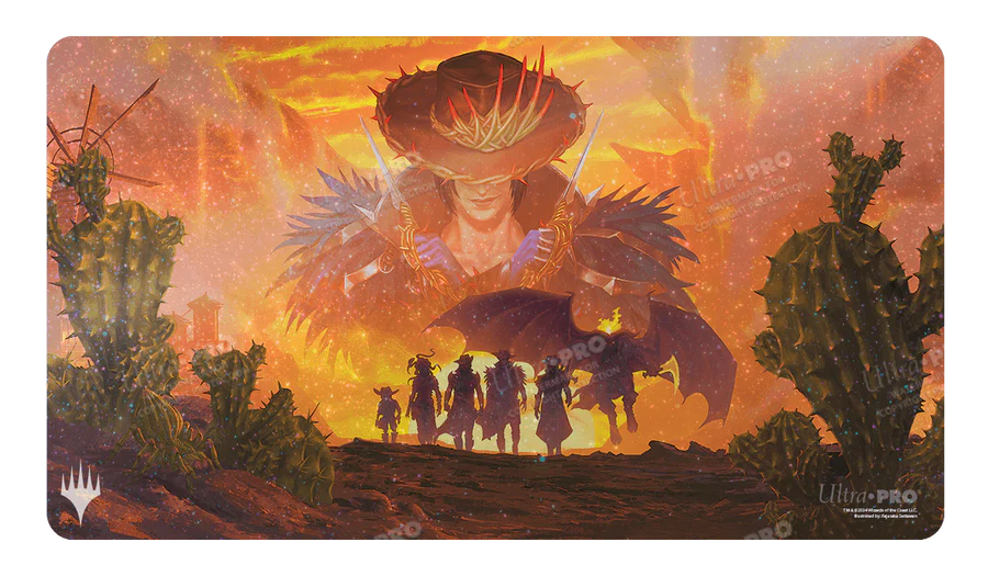 Outlaws of Thunder Junction Gang Silhouette AR Enhanced HOLOFOIL® Standard Gaming Playmat for Magic: The Gathering