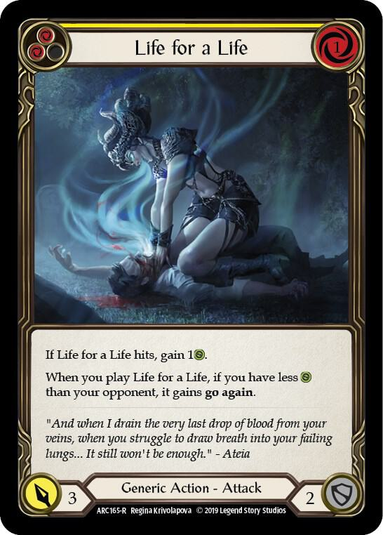 Life for a Life (Yellow) - Arcane Rising (ARC)