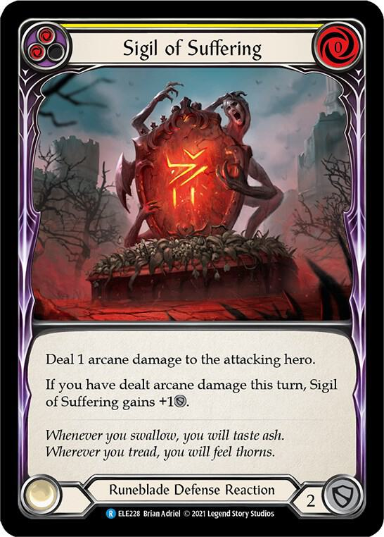 Sigil of Suffering (Yellow) - Tales of Aria (ELE)
