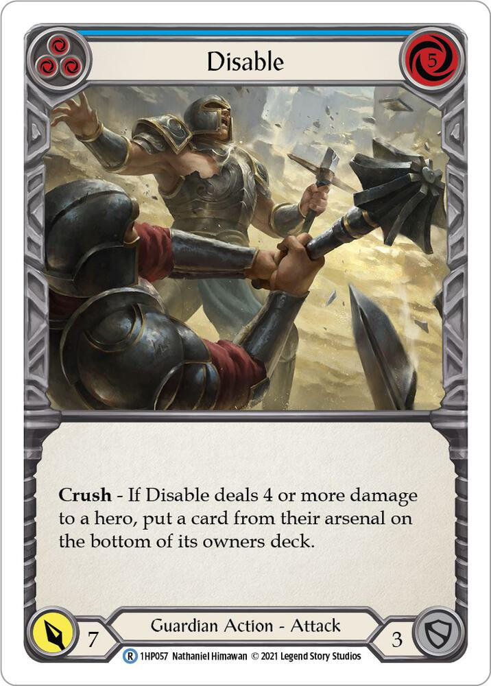 Disable (Blue) - Welcome Deck Bravo (BDD)
