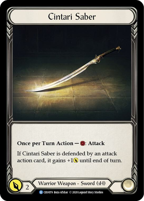 Cintari Saber - Crucible of War (CRU)