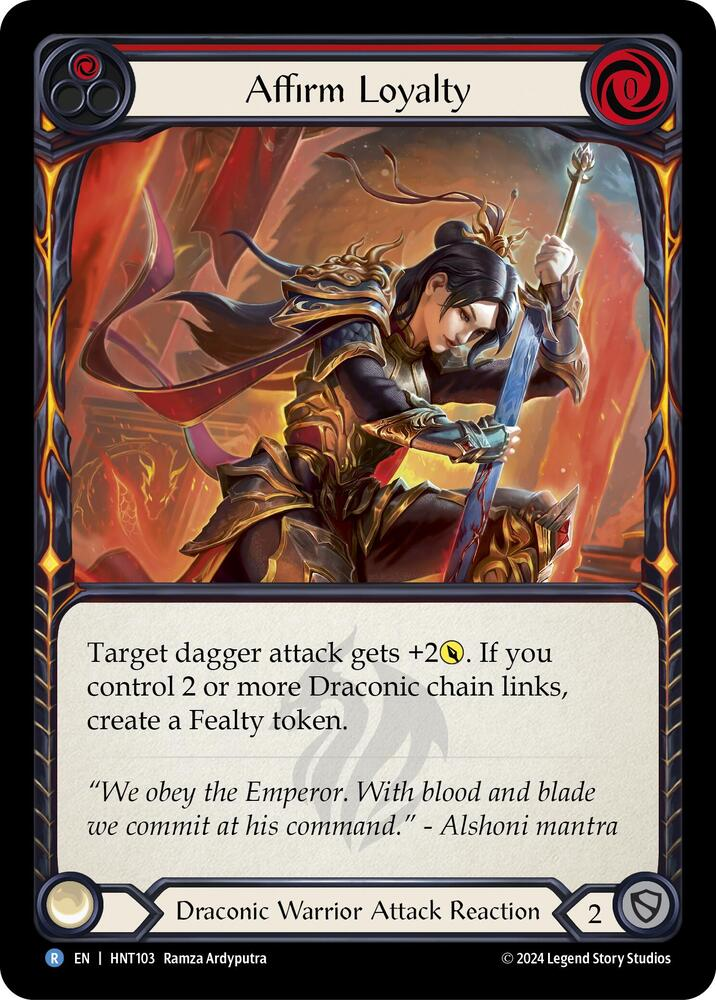 Affirm Loyalty (Red) - The Hunted