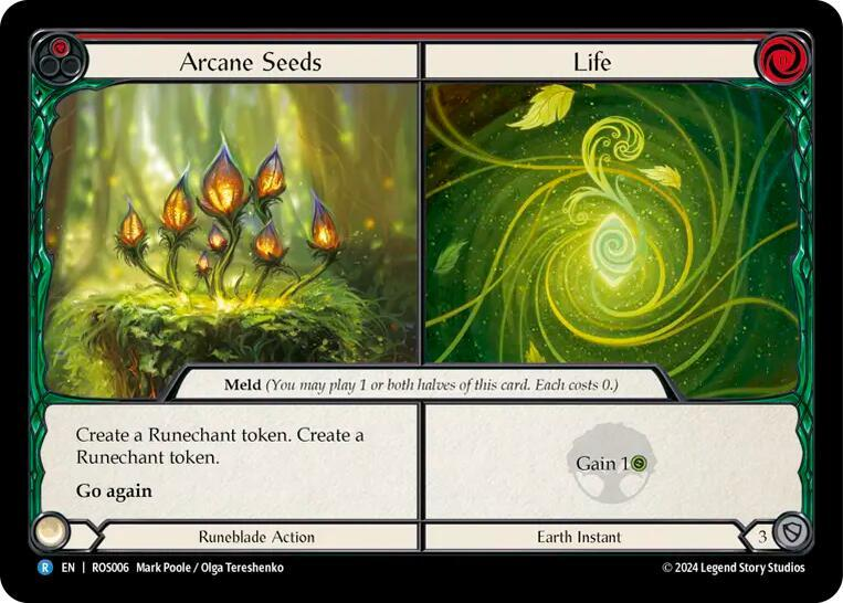 Arcane Seeds // Life - LGS350 - Flesh and Blood: Promo Cards (PR)