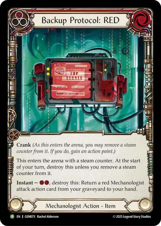 Backup Protocol: RED - GEM Pack 3 (GEM)