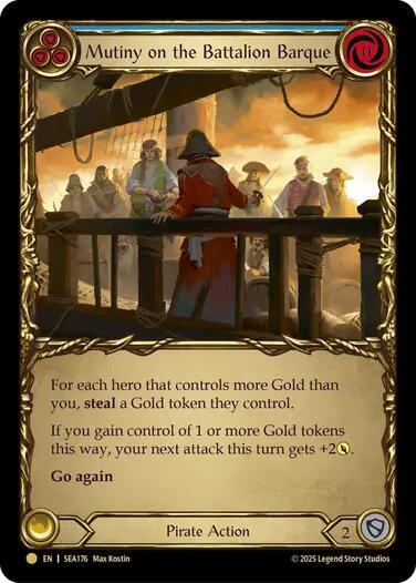 Mutiny on the Battalion Barque (Treasure) - High Seas