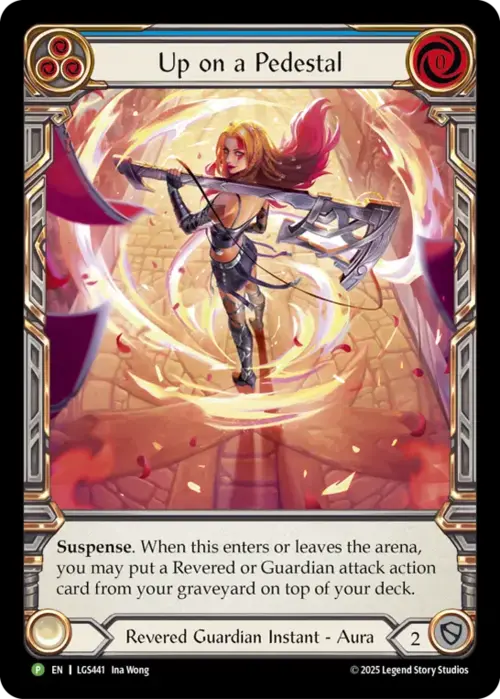 Up on a Pedestal - Flesh and Blood: Promo Cards (PR) - Super Slam (SUP)