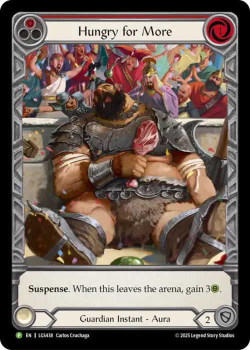 Hungry for More - Flesh and Blood: Promo Cards (PR) - Super Slam (SUP) Super Slam