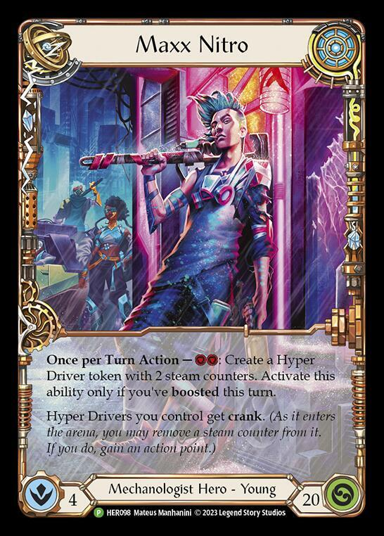 Maxx Nitro - Flesh and Blood: Promo Cards (PR)