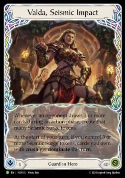 Valda, Seismic Impact - Flesh and Blood: Promo Cards (PR)