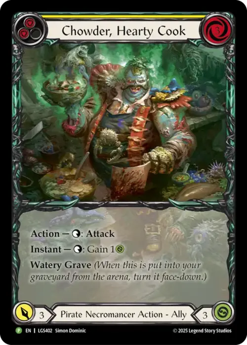 Chowder, Hearty Cook - Flesh and Blood: Promo Cards (PR)