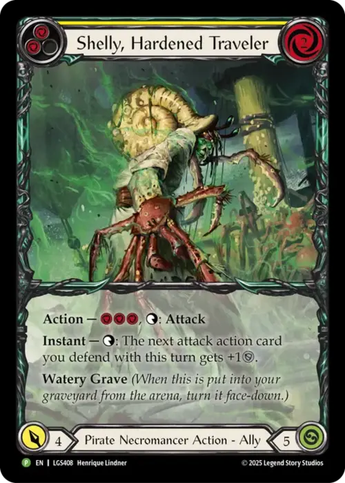 Shelly, Hardened Traveler - Flesh and Blood: Promo Cards (PR)