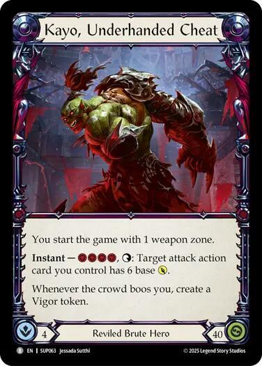 Kayo, Underhanded Cheat // Kayo, Strong-arm - Super Slam (SUP)