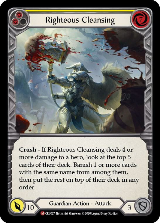 Righteous Cleansing - Crucible of War (CRU)