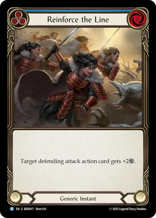 Reinforce the Line (Blue) - Welcome Deck Bravo (BDD)