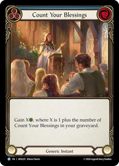 Count Your Blessings (Blue) - Rosetta (ROS) - LGS359 - Flesh and Blood: Promo Cards (PR)
