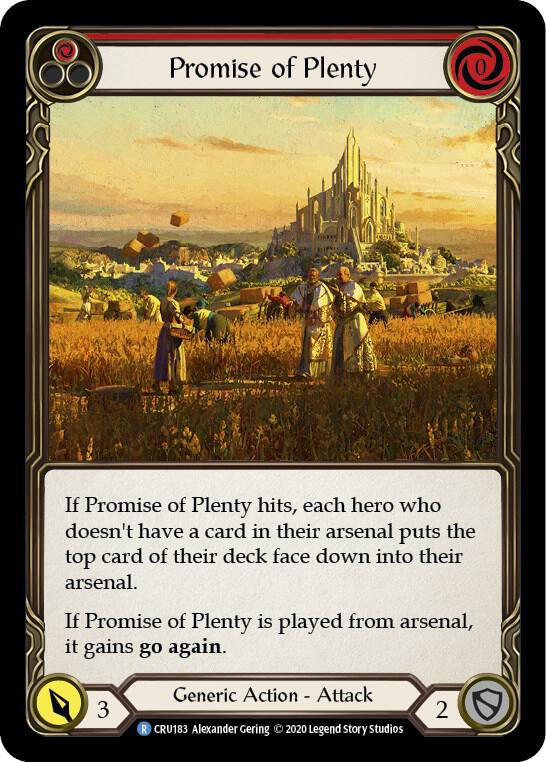 Promise of Plenty (Red) - Crucible of War (CRU)