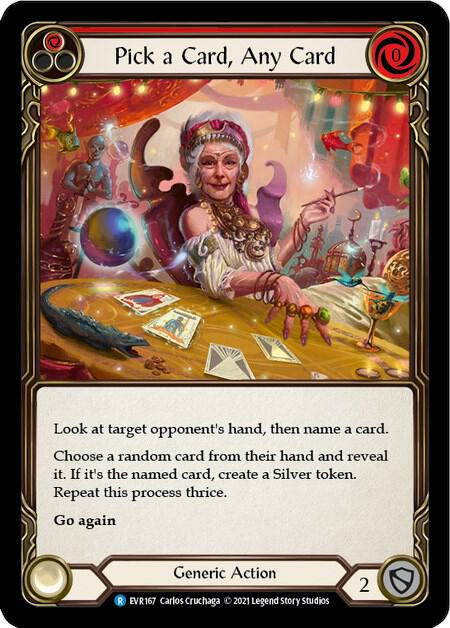 Pick a Card, Any Card (Red) - Everfest (EVR)