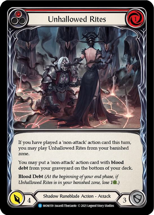 Unhallowed Rites (Red) - Monarch (MON)