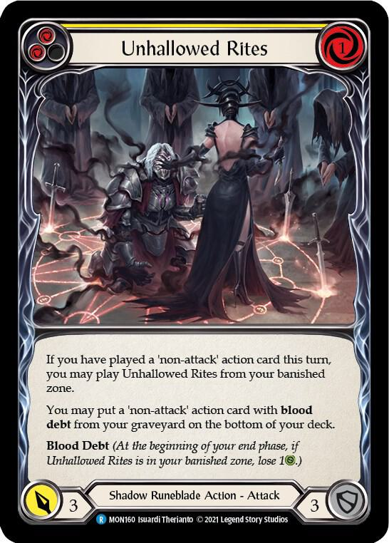Unhallowed Rites (Yellow) - Monarch (MON)