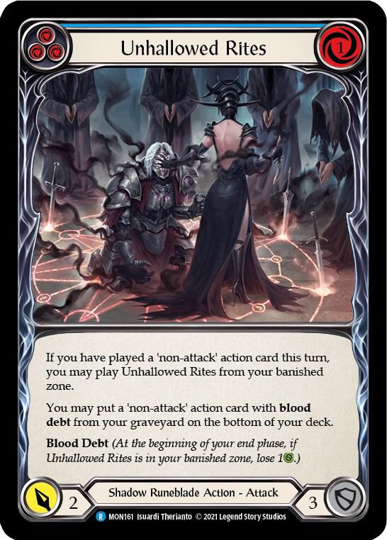 Unhallowed Rites (Blue) - Monarch (MON)