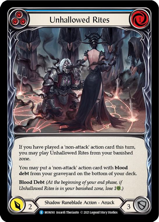 Unhallowed Rites (Blue) - Monarch (MON)