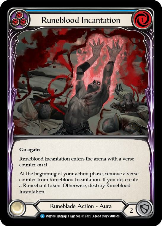 Runeblood Incantation (Blue) - Everfest (EVR)