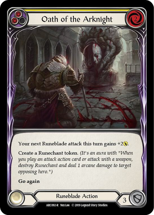 Oath of the Arknight (Yellow) - Arcane Rising (ARC)