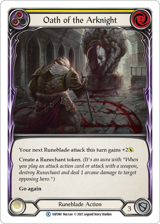 Oath of the Arknight (Yellow) - Arcane Rising (ARC)