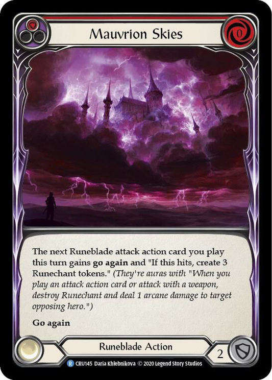 Mauvrion Skies (Red) - Crucible of War (CRU)