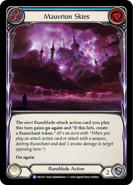 Mauvrion Skies (Blue) - Crucible of War (CRU)