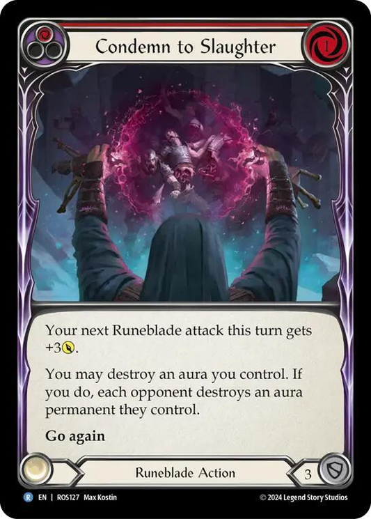 Condemn to Slaughter (Red) - Rosetta (ROS)