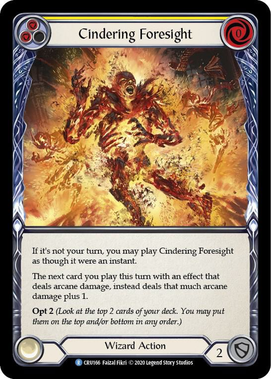 Cindering Foresight (Yellow) - Crucible of War (CRU)