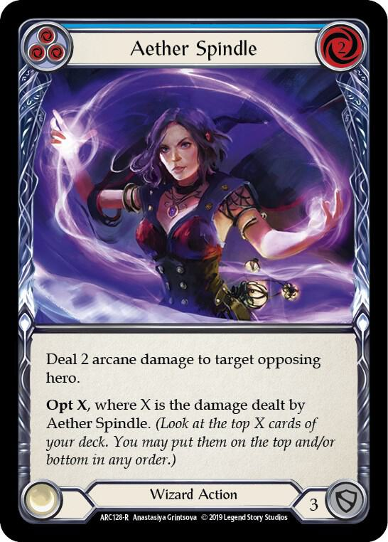 Aether Spindle (Blue) - Arcane Rising (ARC)