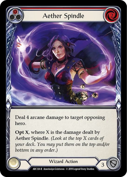 Aether Spindle (Red) - Arcane Rising (ARC)