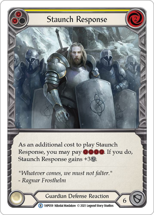Staunch Response (Yellow) - History Pack Vol.1 (1HP)