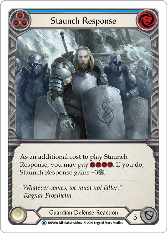 Staunch Response (Blue) - History Pack Vol.1 (1HP)