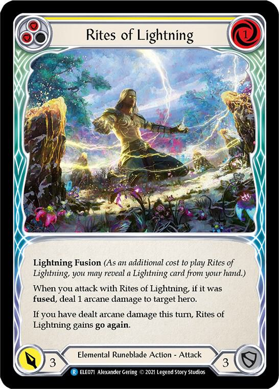Rites of Lightning (Yellow) - Tales of Aria (ELE)