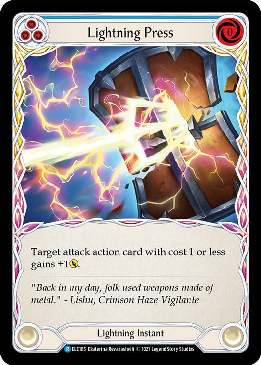 Lightning Press (Blue) - Tales of Aria (ELE)