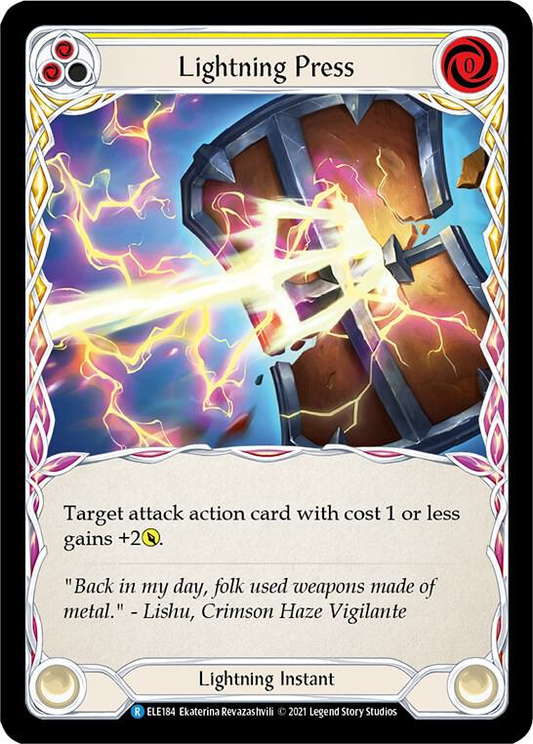 Lightning Press (Yellow) - Tales of Aria (ELE)