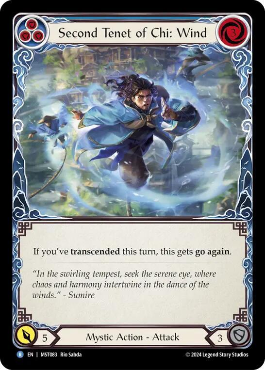 Second Tenet of Chi: Wind - Part the Mistveil (MST)