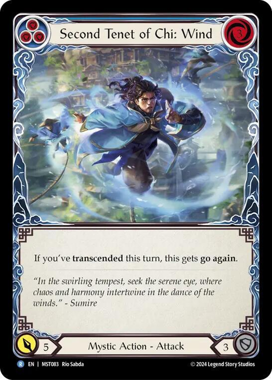 Second Tenet of Chi: Wind - Part the Mistveil (MST)