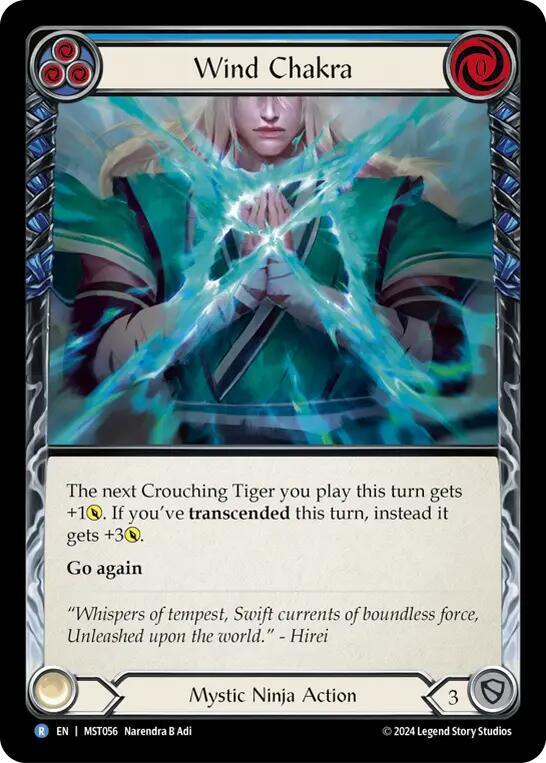 Wind Chakra (Blue) - Part the Mistveil (MST)