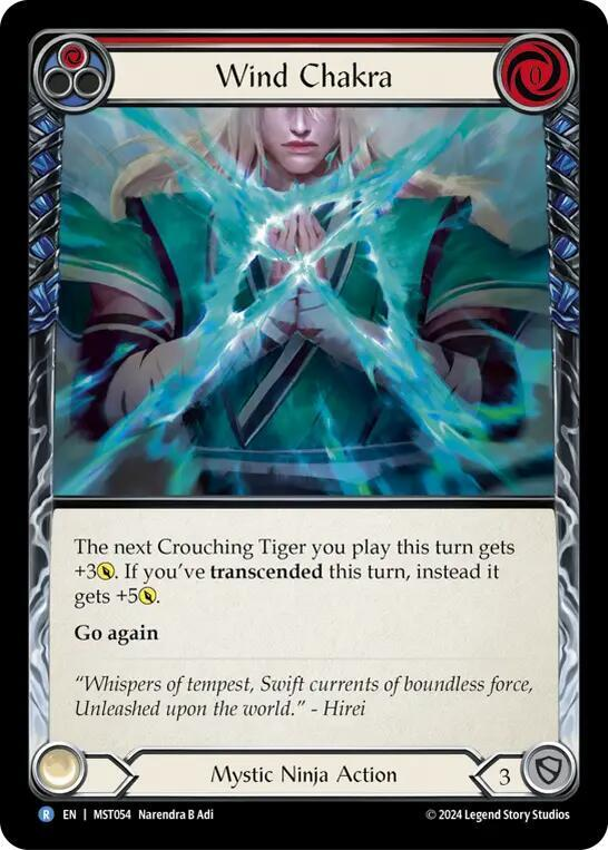 Wind Chakra (Red) - Part the Mistveil (MST)